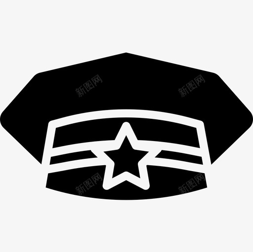 警察帽法律与犯罪2实心图标svg_新图网 https://ixintu.com 实心 法律 犯罪 警察