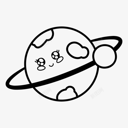 行星天文学学校图标svg_新图网 https://ixintu.com 卡瓦 天文学 太空 学校 学派 科学 行星