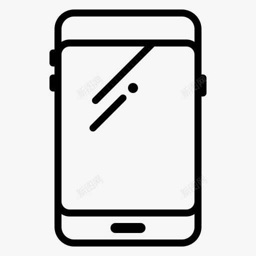 手机华为移动图标svg_新图网 https://ixintu.com 三星 华为 手机 智能 移动