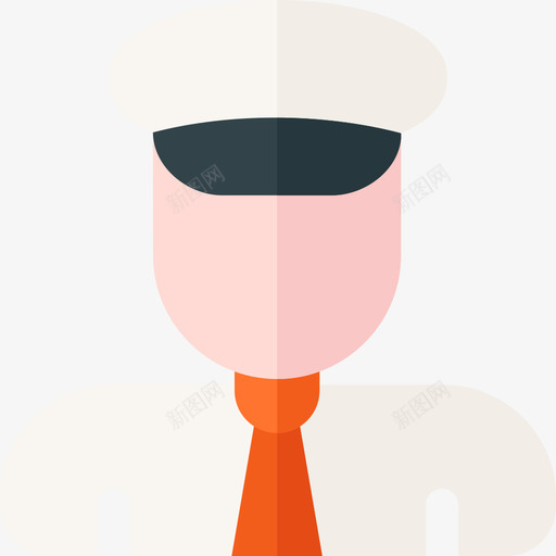 队长工作和职业化身1平的图标svg_新图网 https://ixintu.com 工作和职业化身1 平的 队长
