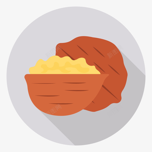 坚果食品和饮料30圆形图标svg_新图网 https://ixintu.com 圆形 坚果 食品和饮料30