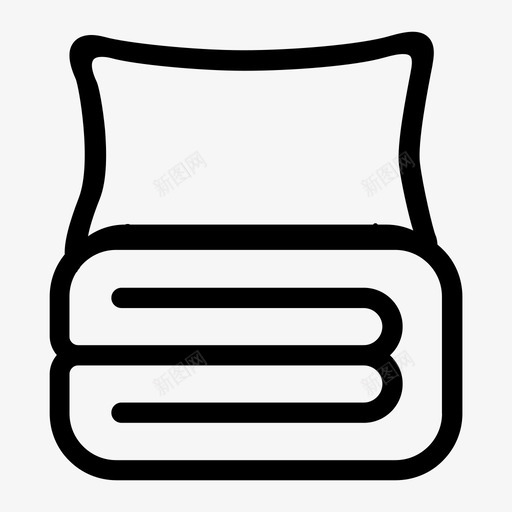 床品svg_新图网 https://ixintu.com 床品 线性