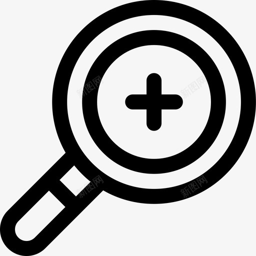 放大电子邮件51线性图标svg_新图网 https://ixintu.com 放大 电子邮件51 线性
