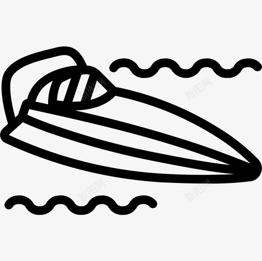 快艇汽车运动10直线型图标svg_新图网 https://ixintu.com 快艇 汽车运动 直线 线型