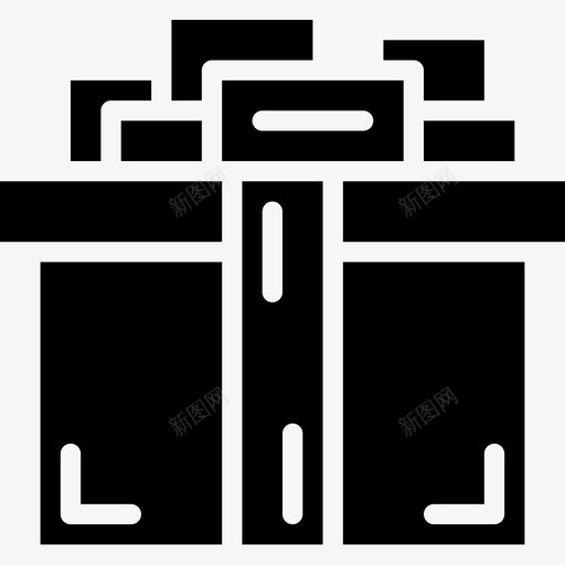 礼品假日40纯色图标svg_新图网 https://ixintu.com 假日40 礼品 纯色