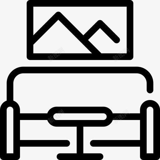 沙发室内起居室图标svg_新图网 https://ixintu.com 图片 室内 家具 房间 沙发 起居室