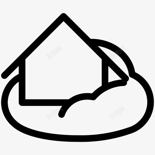 原生云技术图标svg_新图网 https://ixintu.com 原生 技术