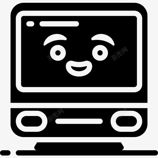 电脑可爱的tech2填充图标svg_新图网 https://ixintu.com tech 可爱 填充 爱的 电脑