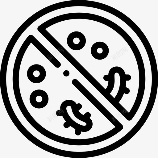 抗菌健康61线性图标svg_新图网 https://ixintu.com 健康 抗菌 线性