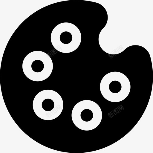 调色板手工艺品2填充图标svg_新图网 https://ixintu.com 填充 手工艺品 调色板