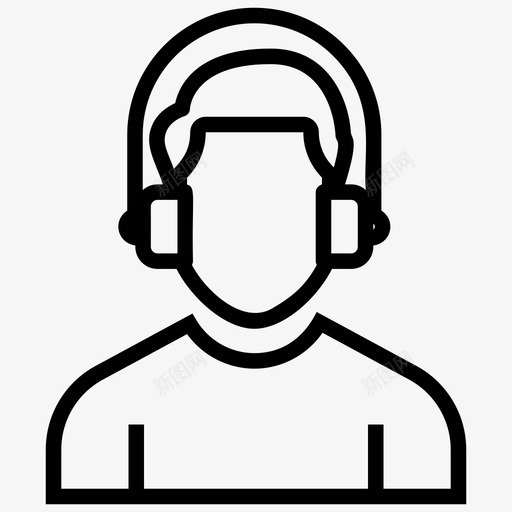 声音制作者化身dj音乐作曲家图标svg_新图网 https://ixintu.com dj 作曲家 制作者 化身 向量 听众 图标 声音 设计 音乐 音乐家