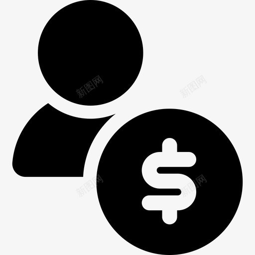 客户广告4已填充图标svg_新图网 https://ixintu.com 客户 已填充 广告4