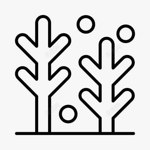 珊瑚海滩航海图标svg_新图网 https://ixintu.com 水上运动 海上 海滩 潜水 珊瑚 航海
