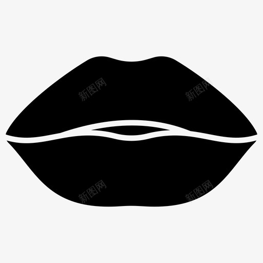 浪漫接吻嘴唇女性嘴唇人唇图标svg_新图网 https://ixintu.com 人唇 嘴唇 女性 字形 接吻 浪漫 贴片 贴纸 集合