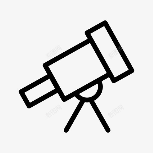 望远镜天文学双筒望远镜图标svg_新图网 https://ixintu.com 双筒 天文学 太空 恒星 望远镜