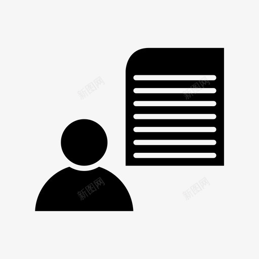 申请人候选人提交申请的人图标svg_新图网 https://ixintu.com 候选人 提交申请的人 用户界面标志符号 申请人 简历