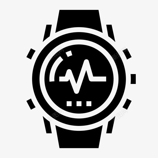 智能手表运行29填充图标svg_新图网 https://ixintu.com 填充 手表 智能 运行