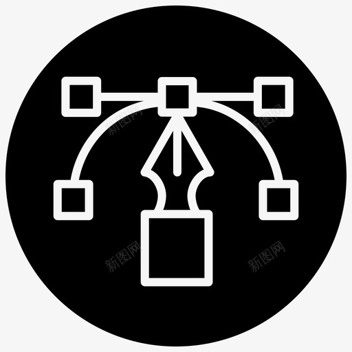 工具锚点曲率工具图标svg_新图网 https://ixintu.com 工具 曲率 测试 绘图 自动化 设计 设计工 钢笔 锚点