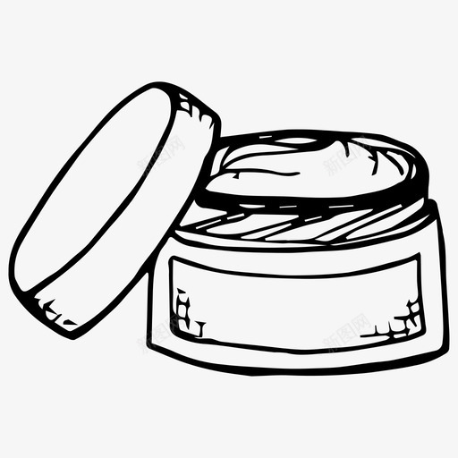 采购产品奶油化妆品手绘图标svg_新图网 https://ixintu.com 化妆品 卫生 卫生产品 手绘 浴缸 管子 采购产品奶油