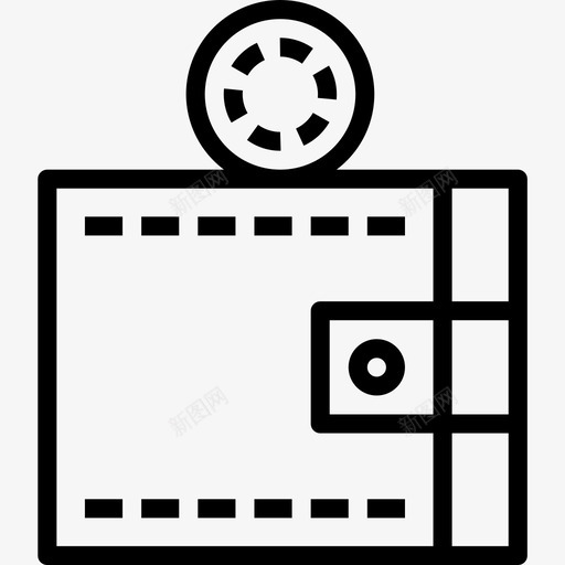 钱包商务288直系图标svg_新图网 https://ixintu.com 商务 直系 钱包