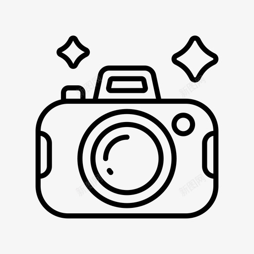 照相机爱好照片图标svg_新图网 https://ixintu.com 图标 照片 照相机 爱好