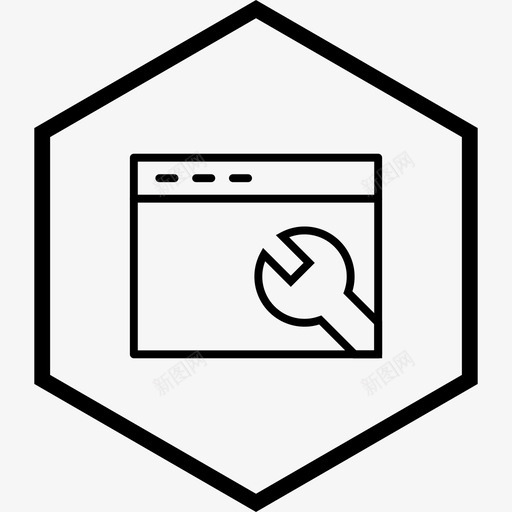浏览器设置浏览器配置首选项图标svg_新图网 https://ixintu.com 优化 搜索引擎 浏览器 设置 配置 首选项