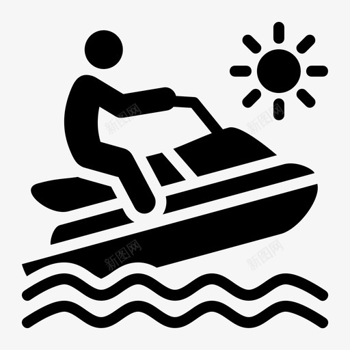捷奇沙滩人图标svg_新图网 https://ixintu.com 交通 人 捷奇 水上运动 沙滩 海 海上活动扎实