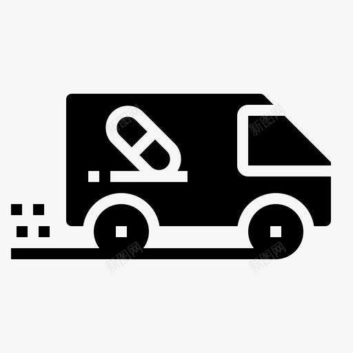 货车药房39号加油图标svg_新图网 https://ixintu.com 39号 加油 药房 货车