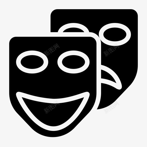 戏剧电影院导演图标svg_新图网 https://ixintu.com 导演 工作室 工作室实体电影 戏剧 电影 电影院 视频