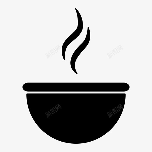 汤食物杂货图标svg_新图网 https://ixintu.com 杂货 番茄汤 面条 食物