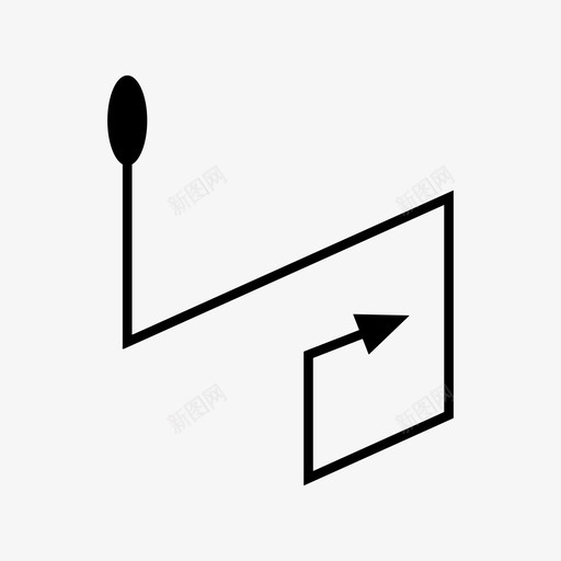 箭头方向射击图标svg_新图网 https://ixintu.com 射击 方向 箭头