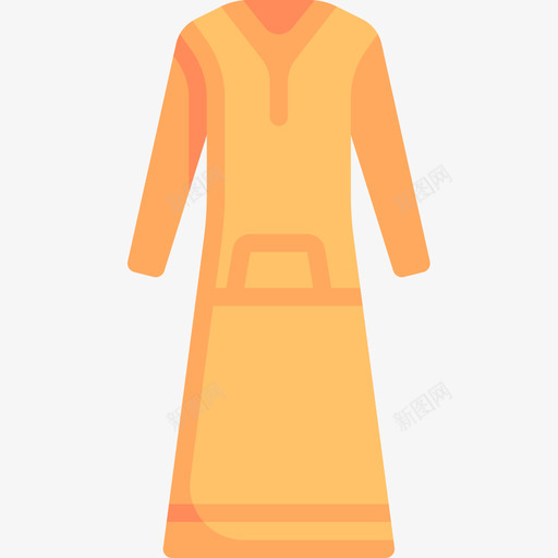连衣裙时尚18扁平图标svg_新图网 https://ixintu.com 扁平 时尚18 连衣裙