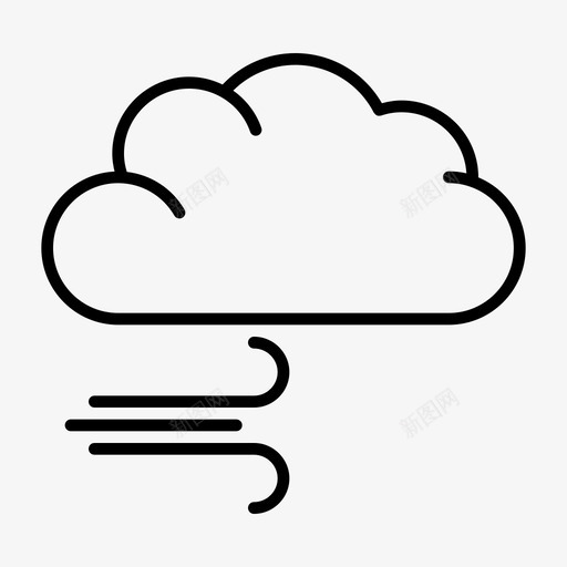 天气空气季节图标svg_新图网 https://ixintu.com 假日 天气 季节 空气 风