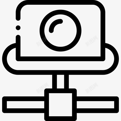 照相机摄影65线性图标svg_新图网 https://ixintu.com 摄影65 照相机 线性