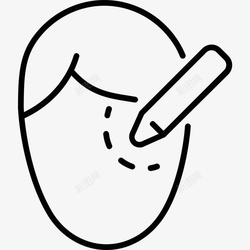 整形手术矫正眼睛图标svg_新图网 https://ixintu.com 手术 整形 眼睛 矫正 面部