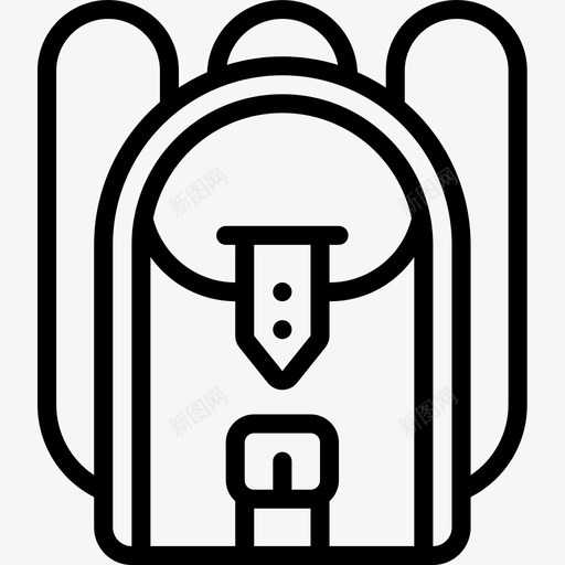 背包包线装图标svg_新图网 https://ixintu.com 包 线装 背包