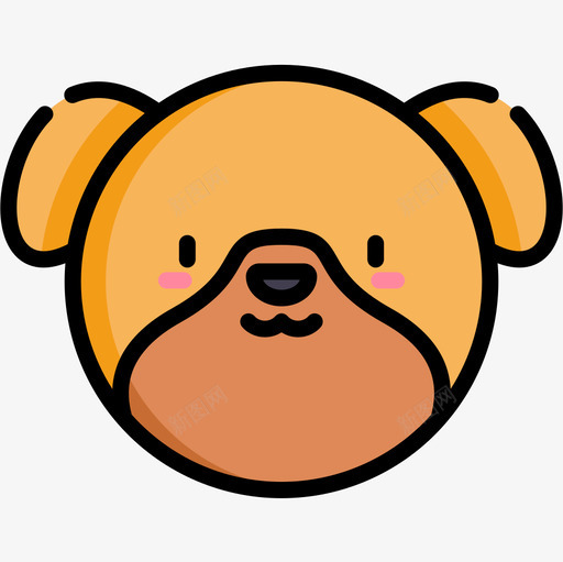 藏式猎犬犬6只线形颜色图标svg_新图网 https://ixintu.com 6只 猎犬 线形 藏式 颜色