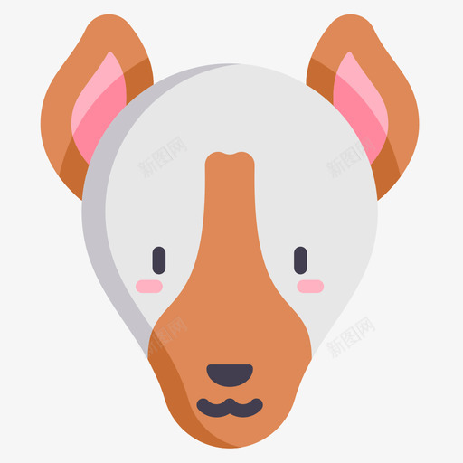 伊比赞猎犬4只扁平图标svg_新图网 https://ixintu.com 4只 伊比赞猎犬 扁平