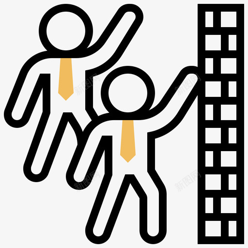 战略商业战略24黄影图标svg_新图网 https://ixintu.com 商业 战略 黄影