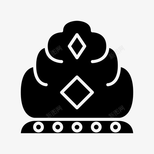 皇冠皇冠珠宝王冠图标svg_新图网 https://ixintu.com 王冠 珠宝 皇冠 雕文