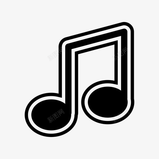 音乐备忘音频声音图标svg_新图网 https://ixintu.com 声音 备忘 多媒体 音乐 音频