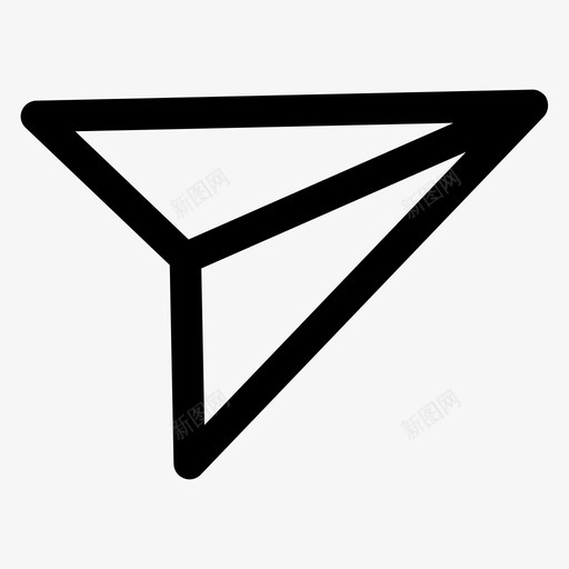 发送传递共享图标svg_新图网 https://ixintu.com 传递 共享 发送 图标 用户界面 粗体