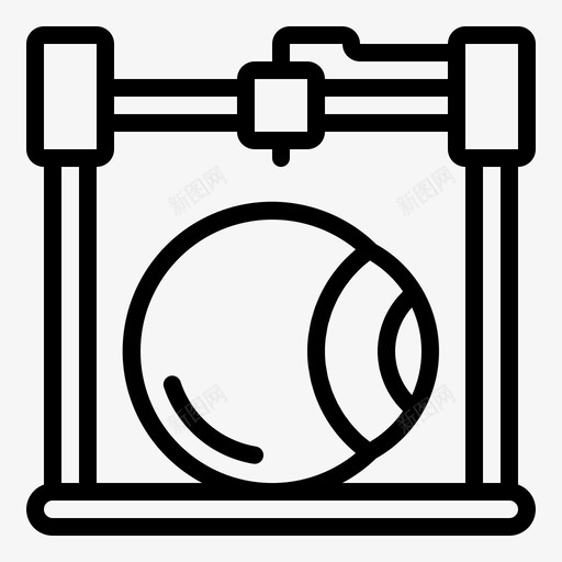 3d眼眼球医疗图标svg_新图网 https://ixintu.com 3d打印人体器官 3d眼 tech2 医疗 印刷 眼球