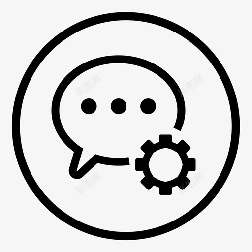 小阔运营-自动消息管理svg_新图网 https://ixintu.com 小阔运营-自动消息管理