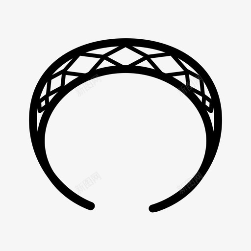 发带婴儿带时装图标svg_新图网 https://ixintu.com 发带 发饰 婴儿 时装