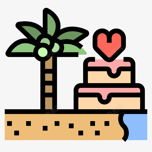 婚礼婚礼193线性颜色图标svg_新图网 https://ixintu.com 婚礼 线性 颜色
