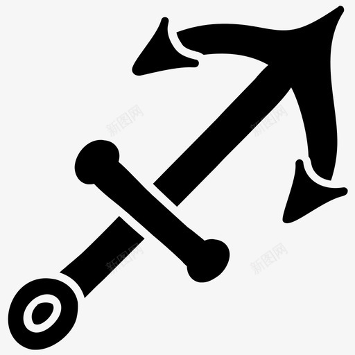 船锚航海导航图标svg_新图网 https://ixintu.com 导航 电子商务字形向量图标集 航海 船锚