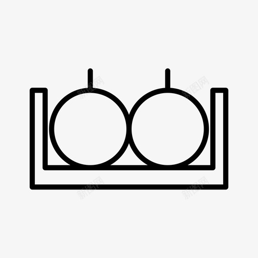 新鲜水果水果桶水果纸箱图标svg_新图网 https://ixintu.com 收获 新鲜 水果 纸箱 绿化 设备