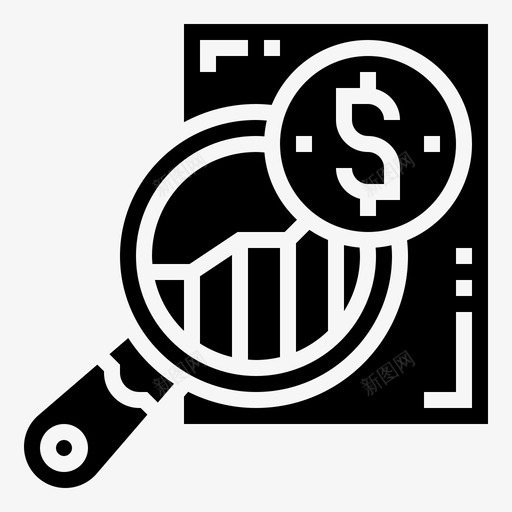放大镜详细信息探索图标svg_新图网 https://ixintu.com lyph1 商业 探索 搜索 放大镜 本质 详细信息 调查