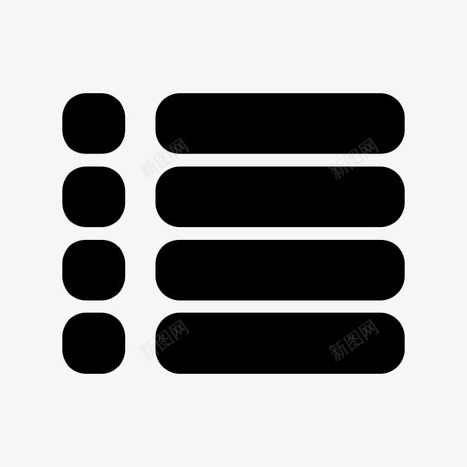 播放列表媒体菜单图标svg_新图网 https://ixintu.com 媒体 媒体播放器图标集 播放列表 播放器 菜单